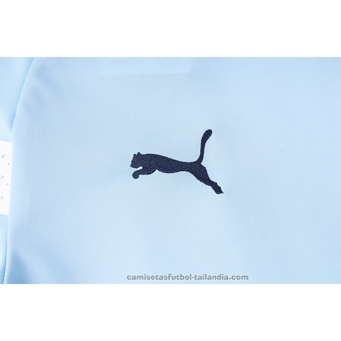 Chandal del Manchester City Manga Corta 22/23 Azul - Pantalon Corto